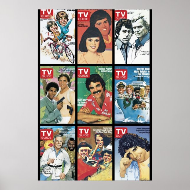 Poster Guide TV Couvre les grandes émissions d'antan (Devant)