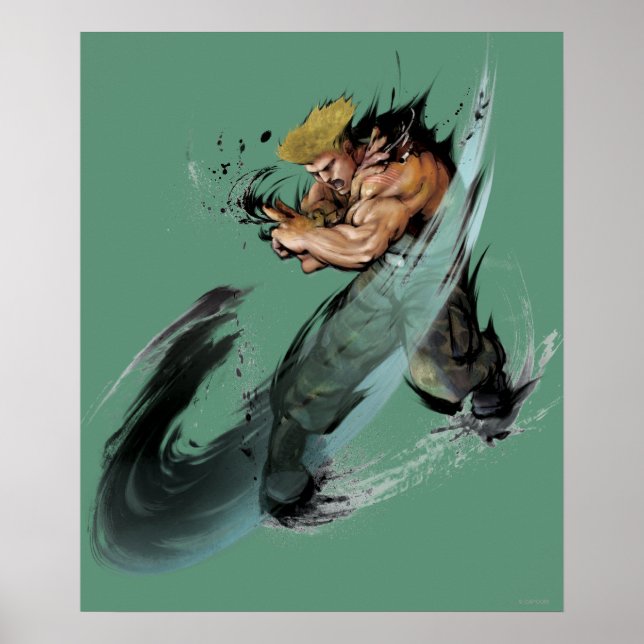 Poster Guile Sonic Boom (Devant)