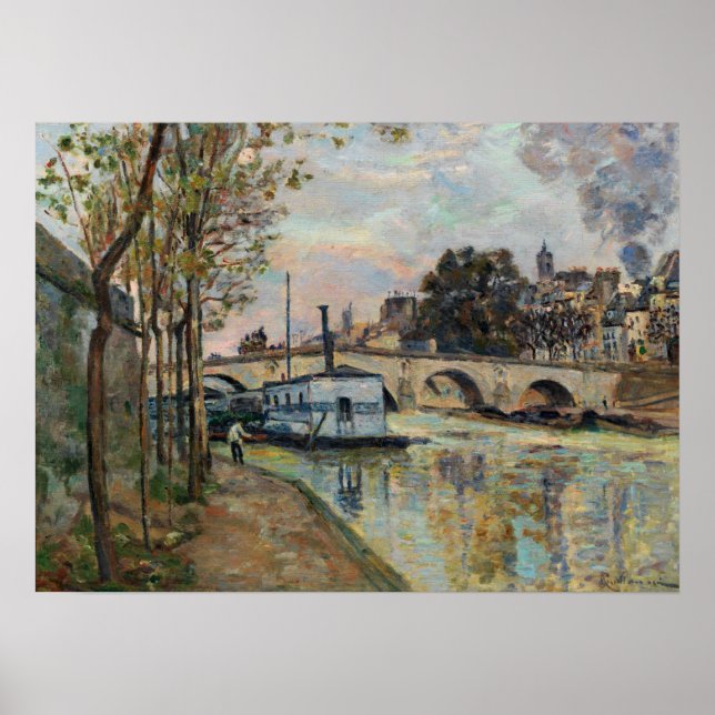 Poster Guillaumin - La Seine À Paris 1874 (Devant)