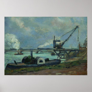 Poster Guillaumin - La Seine À Paris 1880