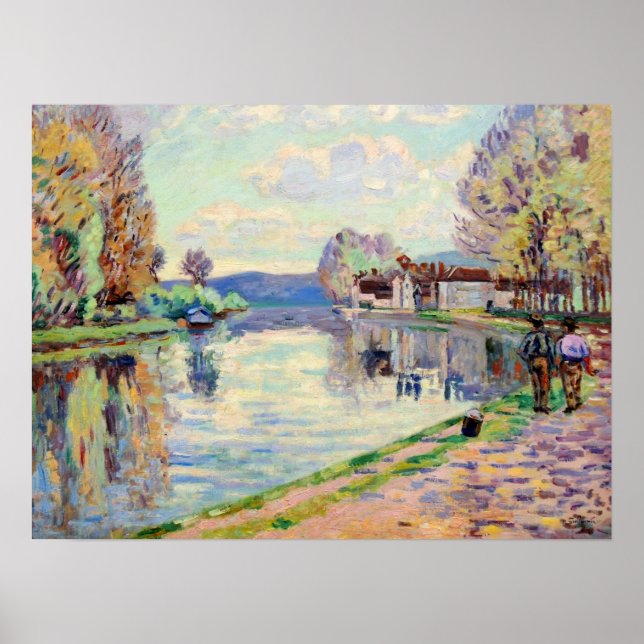 Poster Guillaumin - La Seine De Samois (Devant)