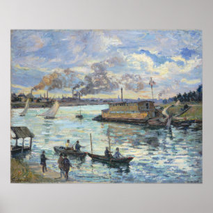 Poster Guillaumin - Scène fluviale