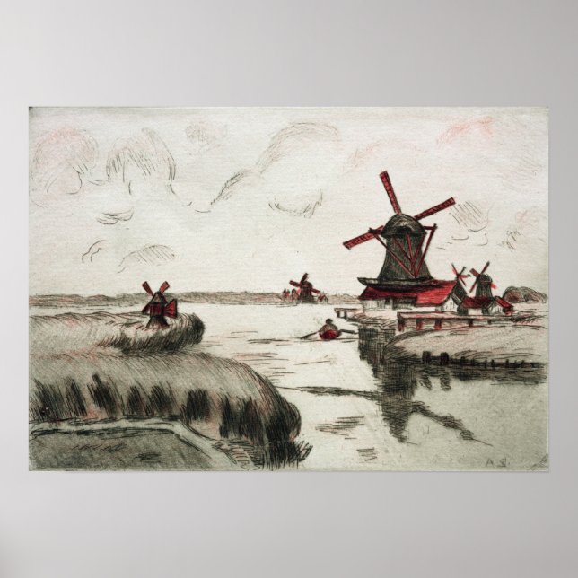 Poster Guillaumin - Vue De Saardam (Devant)