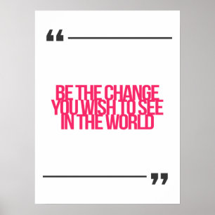 Poster Guillemets inspirants et motivants