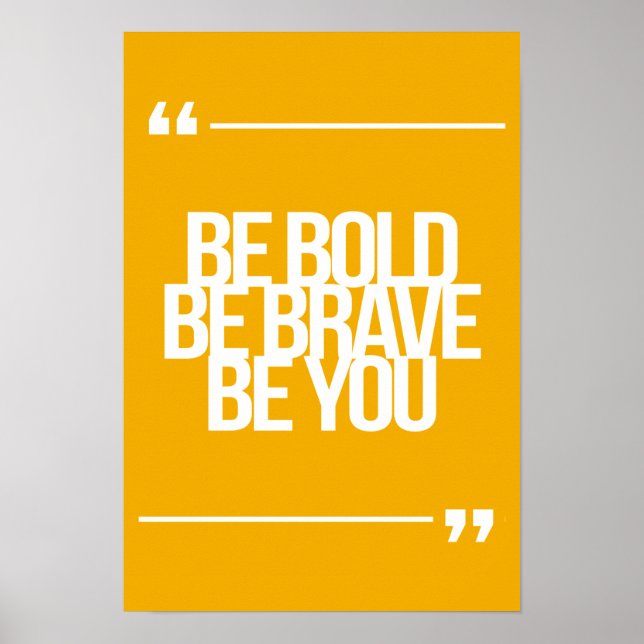 Poster Guillemets inspirants et motivants (Devant)