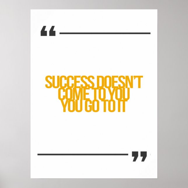 Poster Guillemets inspirants et motivants (Devant)