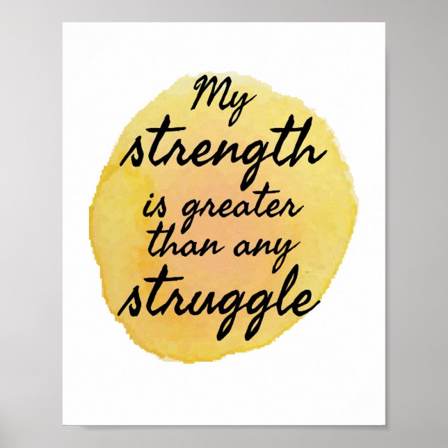 Poster Guillemets inspirants pour acceptation de soi (Devant)