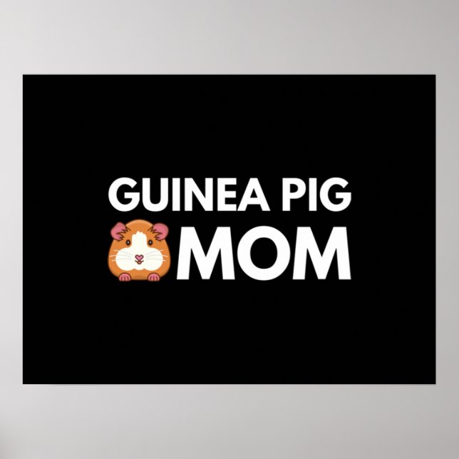 Poster Guinée - Maman au porc (Devant)