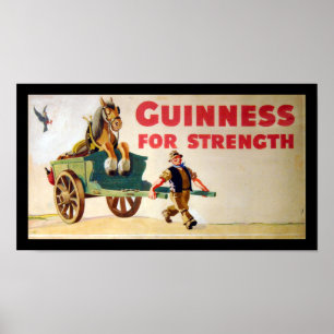 Poster Guinness pour la force