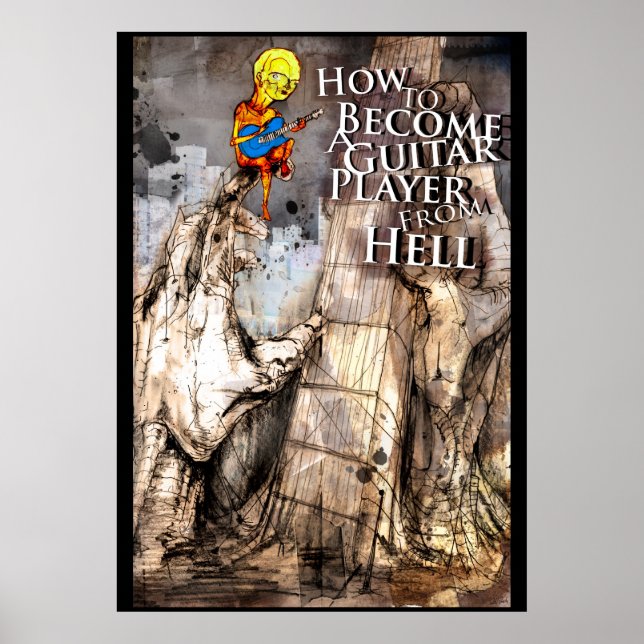 Poster GUITAR HELL print (Devant)