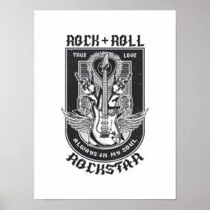 Poster Guitar Rock design