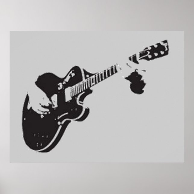 Poster Guitare- (Devant)