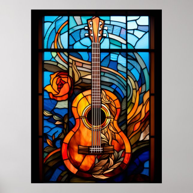 Poster Guitare (Devant)
