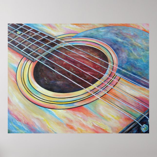 Poster Guitare 2 (Devant)
