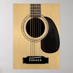 Poster Guitare acoustique