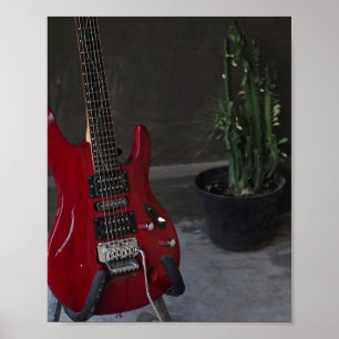 Poster Guitare acoustique cool