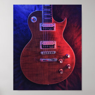 Poster Guitare acoustique cool