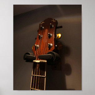 Poster Guitare acoustique mignonne