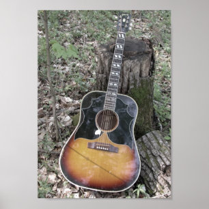Poster Guitare de chute