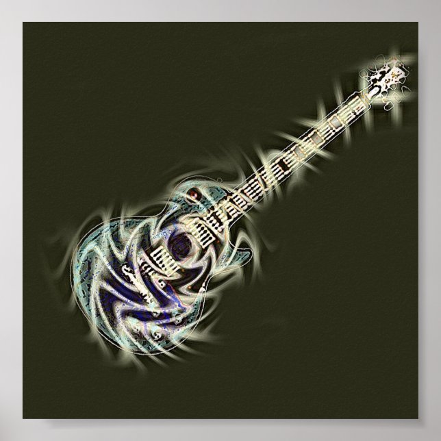 Poster Guitare de l'ombre (Devant)