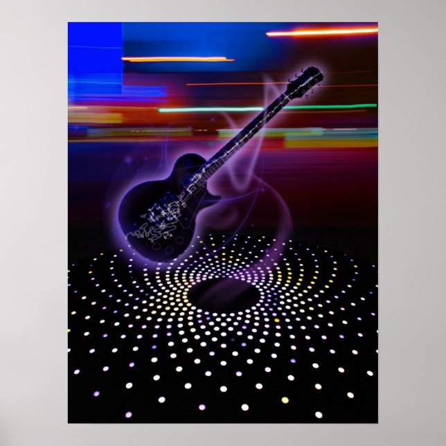 Poster Guitare électrique (Devant)