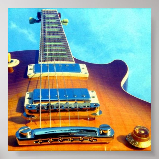 Poster guitare électrique (Devant)