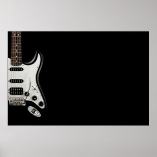 Poster Guitare électrique classique - Stratocaster Iconiq