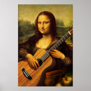 Poster Guitare Mona