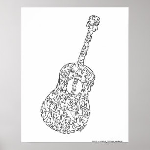 Poster GUITARE par NICHOLAS_COPYRIGHT_MINIFACES