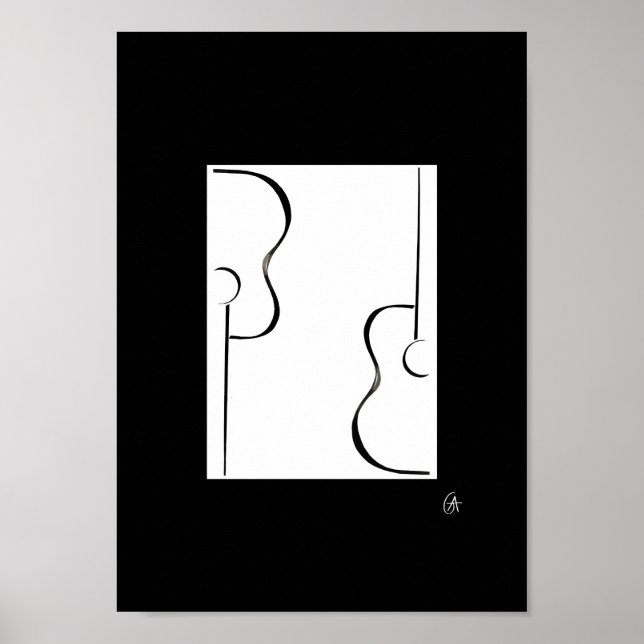 Poster Guitares (Devant)