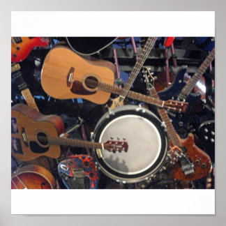 Poster Guitares