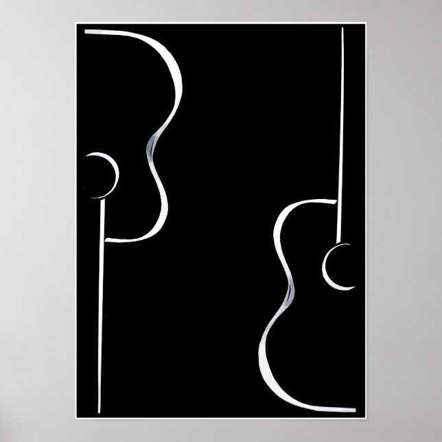 Poster Guitares (Devant)
