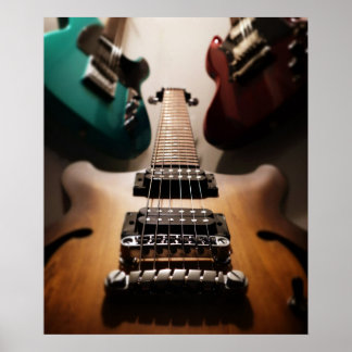 Poster Guitares électriques
