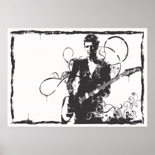 Poster guitariste