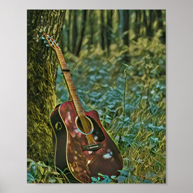 Poster Guitariste Birthday (Devant)