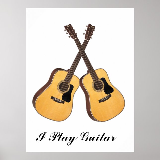 POSTER GUITARS-POSTES TRAVERSÉS (Devant)