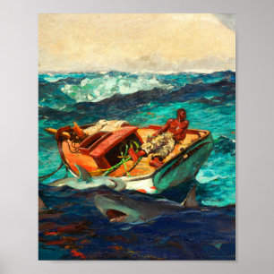 Poster Gulf Stream par Winslow Homer