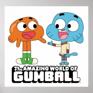 Poster Gumball et Darwin