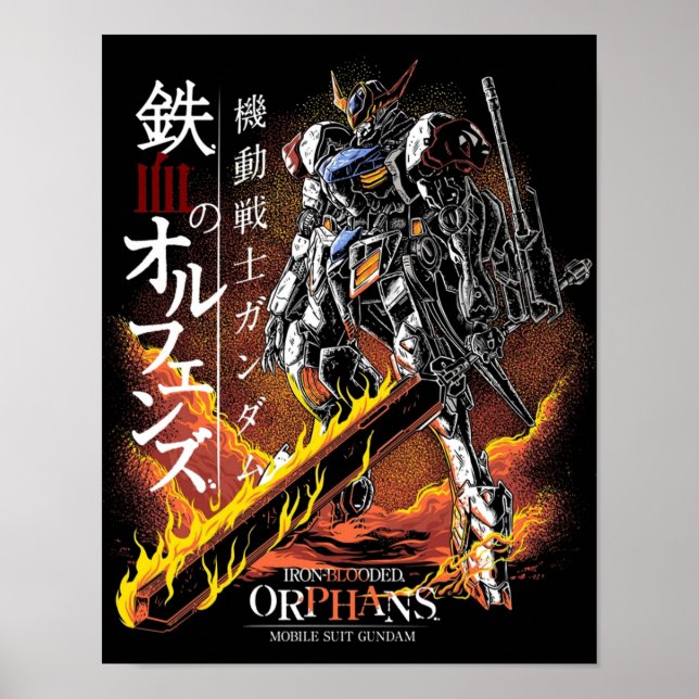 Poster Gundam Barbatos (Devant)