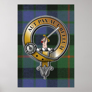 Poster Gunn Tartan & Badge
