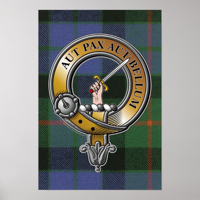 Poster Gunn Tartan & Badge (Devant)