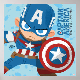 Poster Guri Hiru Captain America