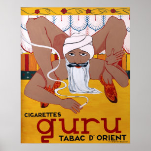 Poster Guru Tabac D'Orient