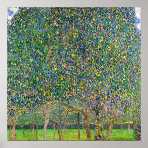 Poster Gustav Klimt - Arbre à poires