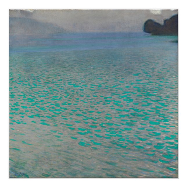 Poster Gustav Klimt Attersee (Devant)