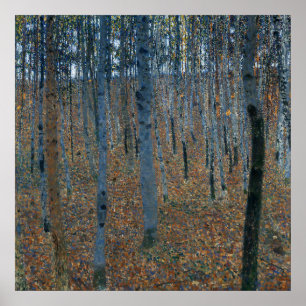 Poster Gustav Klimt - Beech Grove I
