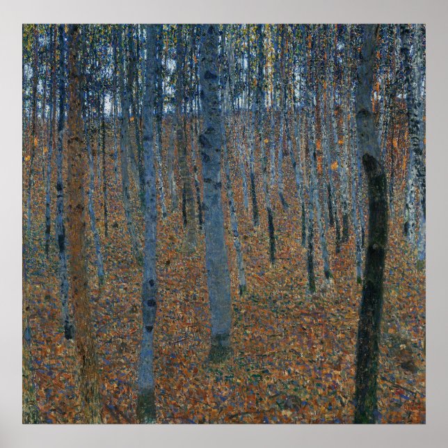 Poster Gustav Klimt Beech Grove I (Devant)