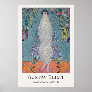 Poster Gustav Klimt – Elisabeth Lederer Portrait