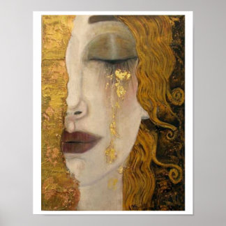Poster Gustav Klimt Golden Tear