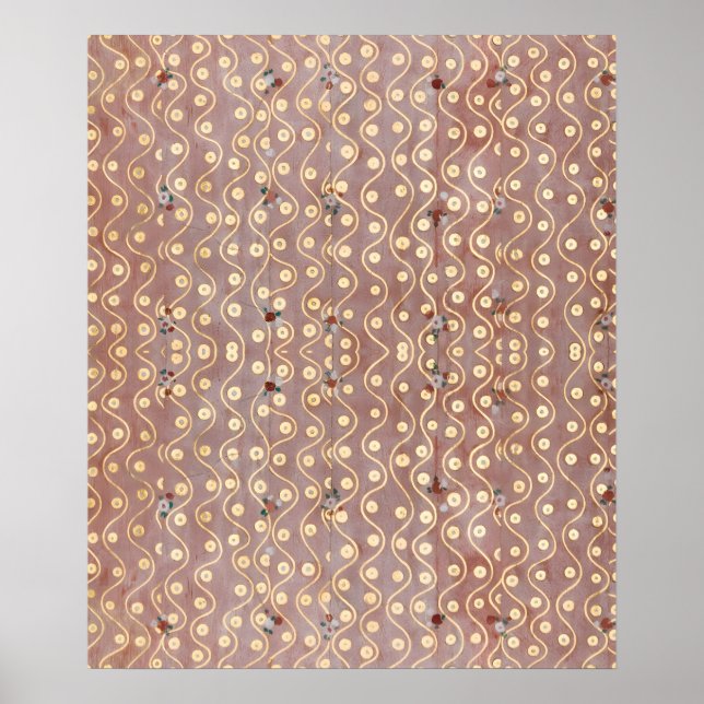 Poster Gustav Klimt - La chorale des anges Motif (Devant)